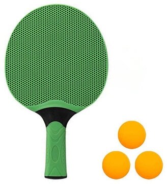 Ракетка для настольного тенниса - зеленая (всепогодная)