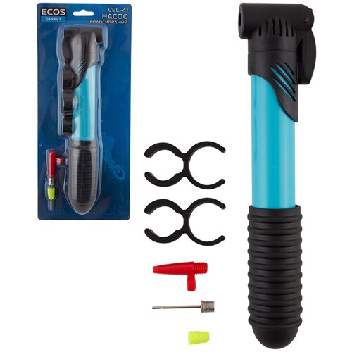 Насос велосипедный Ecos VEL-41 20 x 26 см 357₽