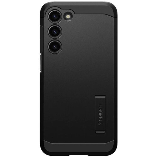 Чехол Spigen Tough Armor Black для Samsung Galaxy S23, пластик, чёрный