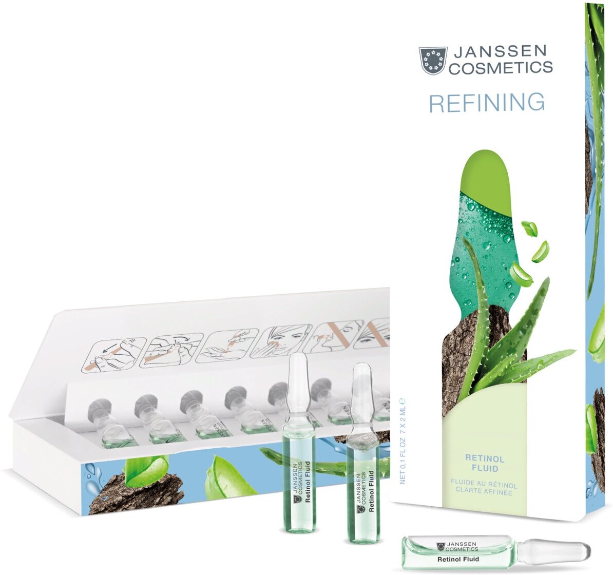 Janssen Cosmetics Интенсивно восстанавливающий anti-age флюид с ретинолом, 7 х 2 мл (Janssen Cosmetics, ) - фото №6