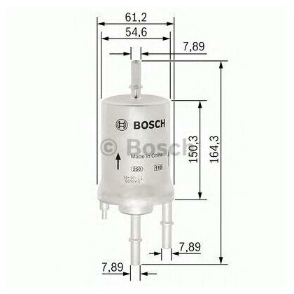 BOSCH фильтр топливный F026403006