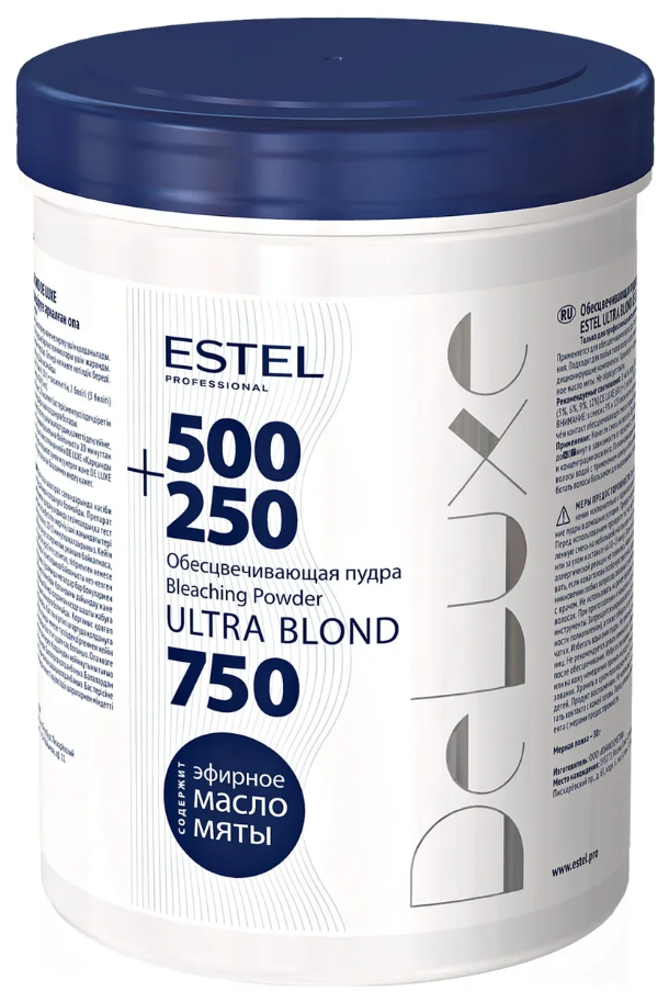 ESTEL Пудра для обесцвечивания волос De Luxe Ultra Blond, 750 г