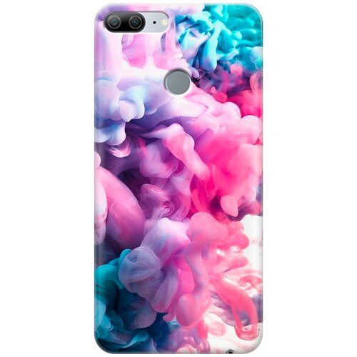 фото Re:pa накладка transparent для honor 9 lite с принтом "розово-голубой дым"