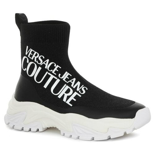 Кроссовки Versace Jeans Couture Versace Jeans Couture 73VA3SV5, размер 37, черный кроссовки ecco urban hiker