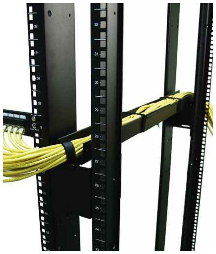 Аксессуар APC Side Channel Cable Trough Black