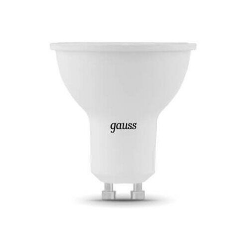 фото Gauss лампа светодиодная gauss gu10 9w 6500k матовая 101506309