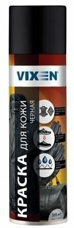 Крacка Для Кожи Черная, Аэрозоль 335мл Vixen Vx-90022 Vixen арт. VX90022