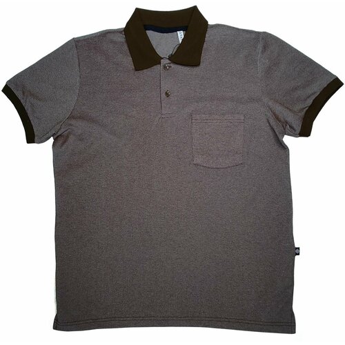 фото Поло fayz-m, размер 54, коричневый