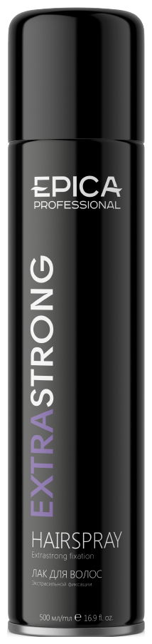 EPICA Professional Лак для волос Extra Strong Hairspray, экстрасильная фиксация, 500 мл