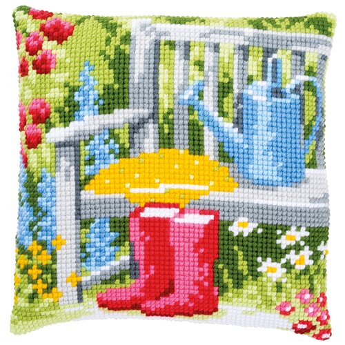 фото Набор для вышивания vervaco "мой сад" 40x40 см