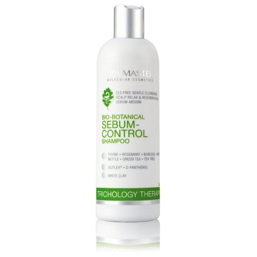 Spa Master Sebum-Control Shampoo pH 5,5 / Шампунь против жирности кожи головы pH 5.5, 330 мл