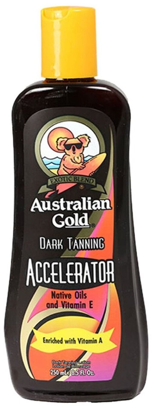 Australian Gold лосьон для загара в солярии Dark Tanning Accelerator —  купить по выгодной цене на Яндекс Маркете