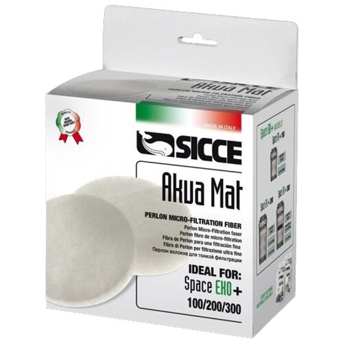 sicce картридж akua mat для space eko 100 200 300 комплект 3 шт 3 белый Sicce картридж Akua Mat для Space Eko+ 100/200/300 (комплект: 3 шт.) 3 белый