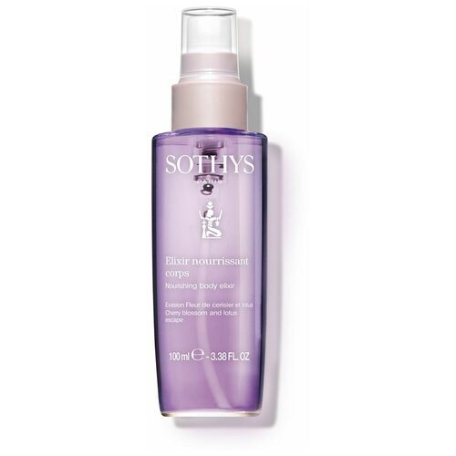 Sothys Nourishing Body Elixir Насыщенный эликсир для тела с цветками вишни и лотоса 100мл