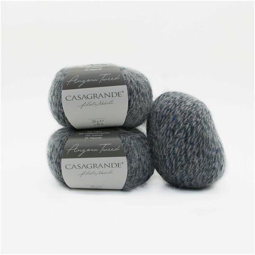 Пряжа 2 мотка Angora tweed ангора кашемир