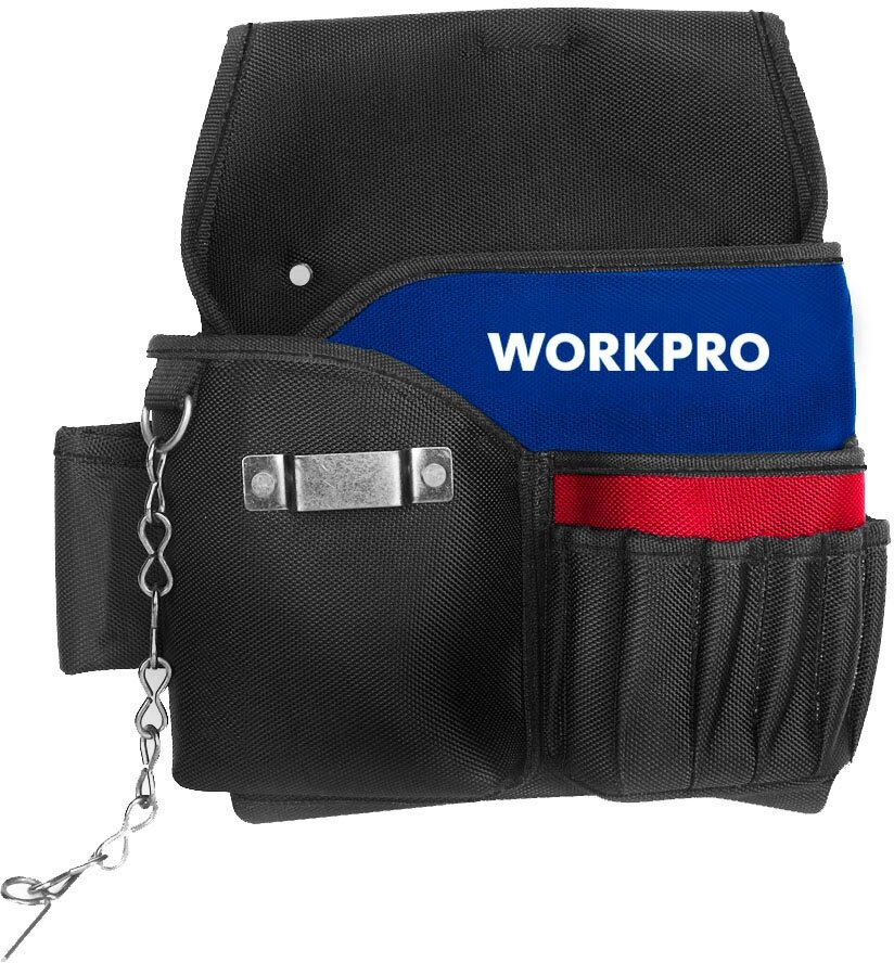 Поясная сумка электрика WORKPRO 600D 290x270мм WP281015