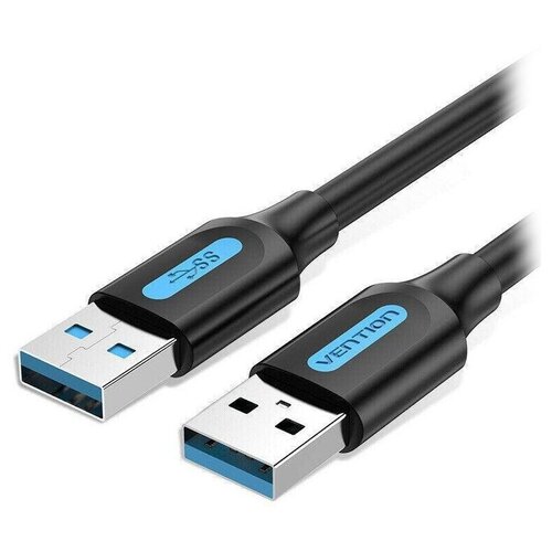 Кабель для соединения USB 3.0 AM/AM (папа), длина 0.5 м Vention переходник для ноутбука, телевизора, приставки, арт. CONBD