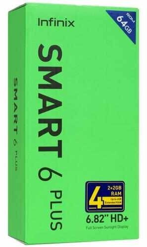 Смартфон Infinix Smart 6 Plus 2/64Gb Black - фото №18