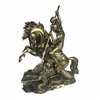 Фигура декоративная Георгий Победоносец (золото) 31*25*12 см 81-1563 - изображение