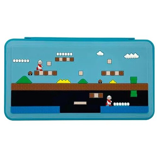 Кейс-футляр для хранений 24 картриджей Nintendo Switch Portable Storage Box (Super Mario Let's Play!) 24 in 1 portable game card case card holder shockproof hard shell protective storage box for nintendo switch ns accessories