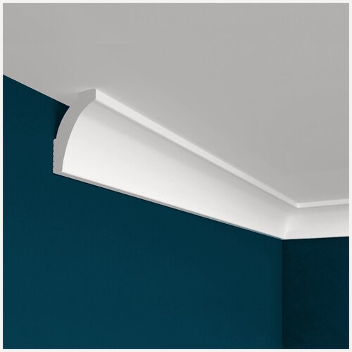 Изображение товара Плинтус потолочный 20х29 мм карниз пенополистирол пластик Perfect Plus p36-1 метр