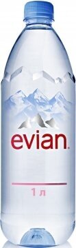 Вода Evian / Вода Эвиан 1 литр, без газа, пэт, 12 шт. в уп. - фотография № 13