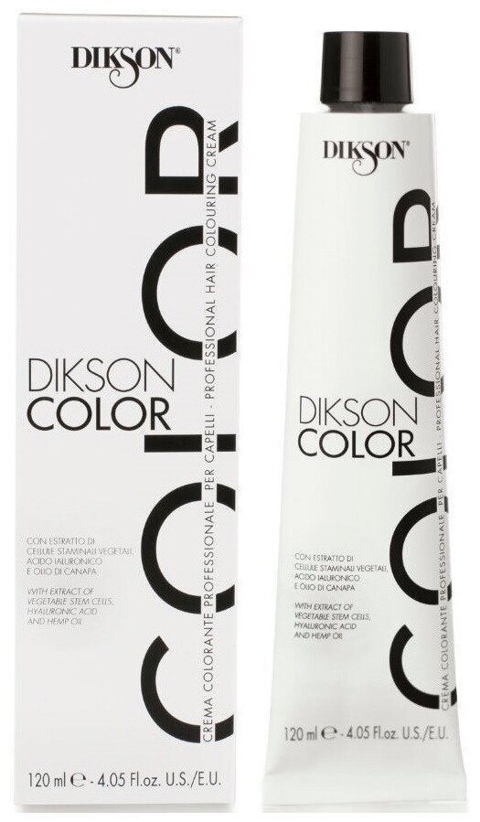Крем-краска COLOR для окрашивания волос DIKSON 4.0 каштановый 120 мл