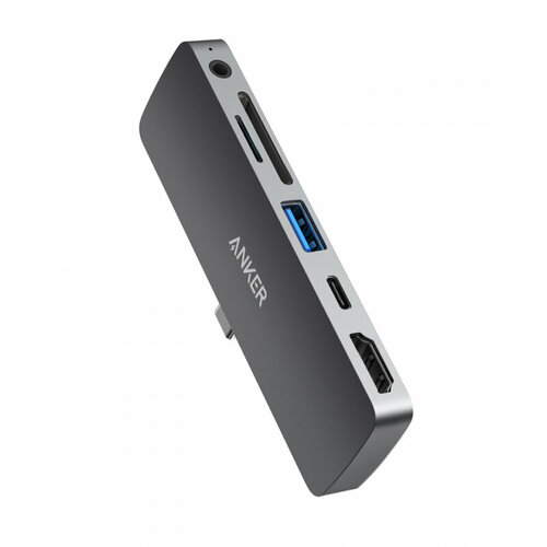 Хабразветвитель ANKER PowerExpand Direct 6-in-1 USB-C PD Media Hub A8362 серый 6390₽