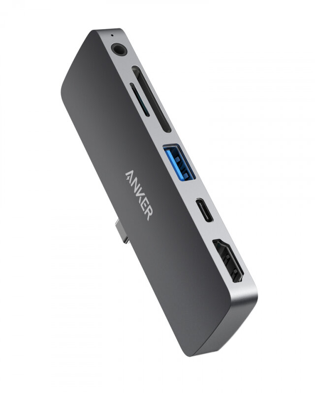 Разветвитель Anker PowerExpand Direct 6-in-1 USB-C PD Media Hub Серый
