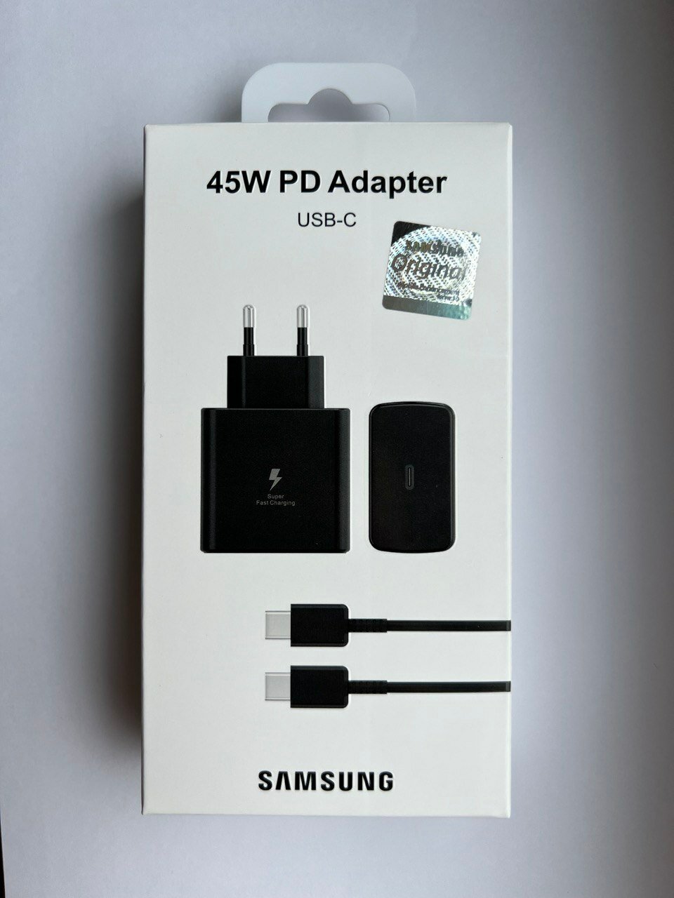 Сетевое зарядное устройство Samsung EP-TA845 + кабель USB Type-C 5 Вт