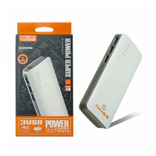 Портативный аккумулятор SuperPower 20000 mAh с фонариком 118900₽