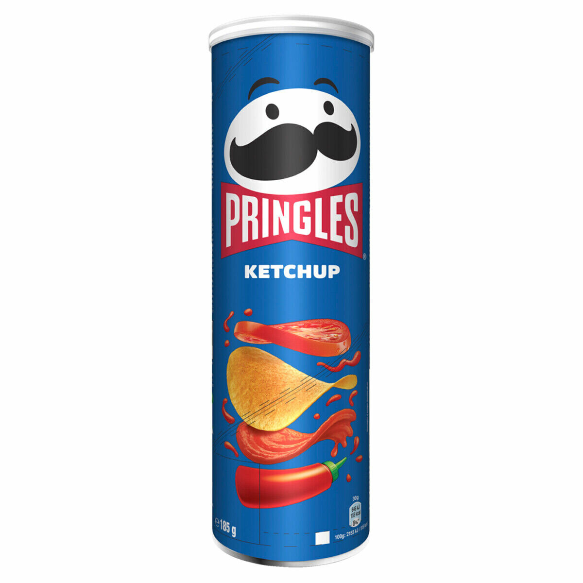 Картофельные чипсы Pringles Ketchup, со вкусом кетчупа, 165 гр