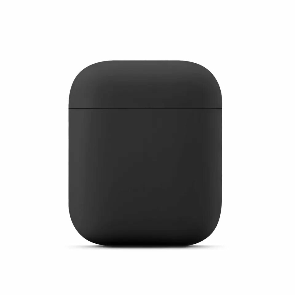 Чехол силиконовый Case Protection для Airpods 2, черный (20)