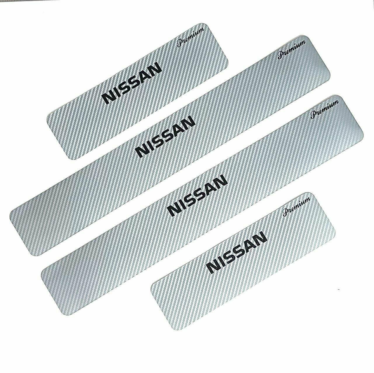 Защитные наклейки на пороги / защитные накладки на пороги NISSAN X-TRAIL 2015 г (серый цвет)