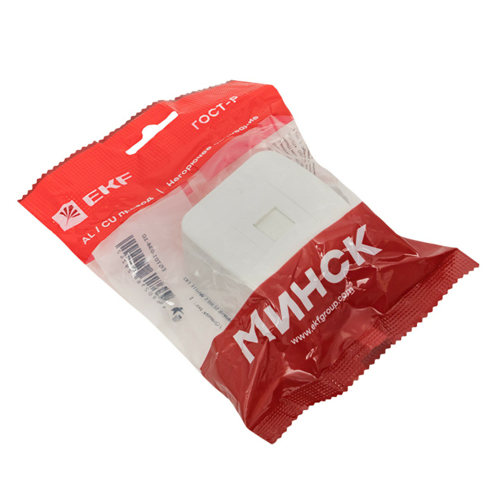 EGT01-034-10 Минск Розетка Phone 1-местная ОП белая Basic Упаковка (12 шт.) EKF - фото №15