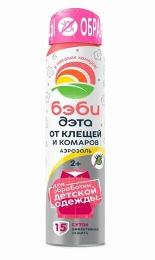 Бэби Дэта Аэрозоль от клещей и комаров 100 мл