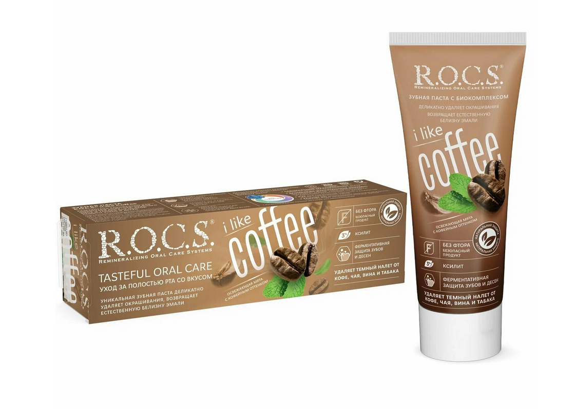 Зубная паста ROCS iLike Coffee 60 мл