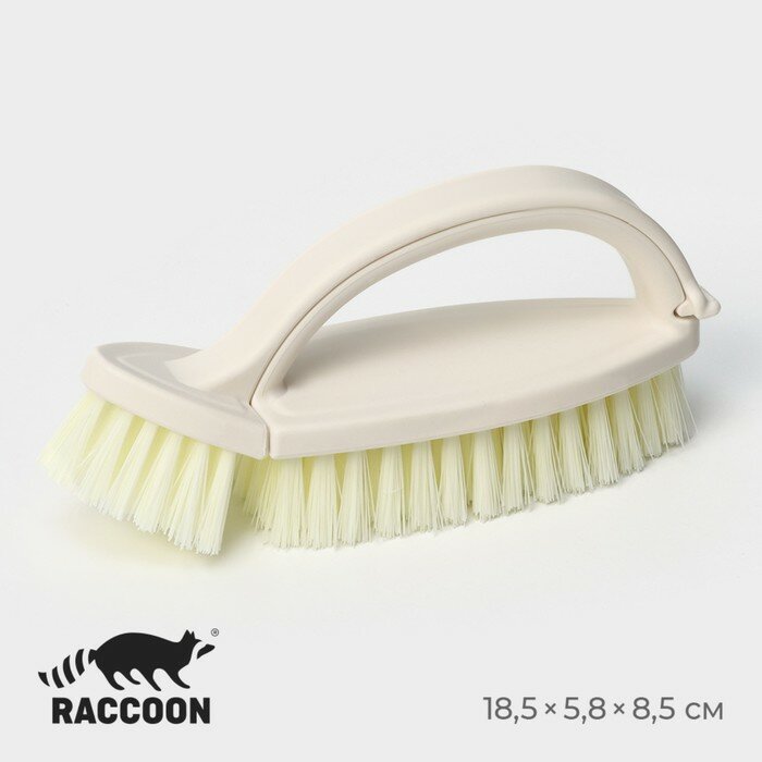 Щётка утюжок двойная Raccoon Breeze, 18,5×5,8×8,5 см, ворс 2,7 см