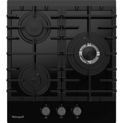 Варочная панель Weissgauff HGG 451 BFV WOK-конфорка 3 года гарантии автоматический электроподжиг Рукоятки Hi-Tech газ-контроль 1626000₽