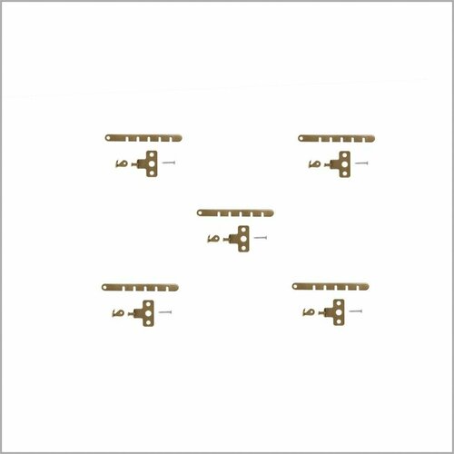 Ограничитель на окноограничитель для окна металлический Стандарт-2 бронзовый металлик комплект 5 шт 980₽