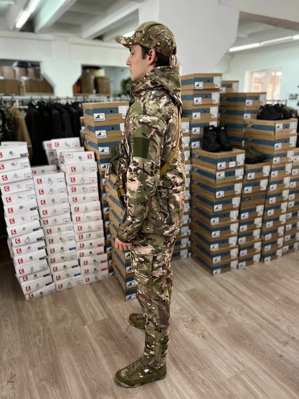 Тактический костюм Softshell мультикам — фото 1