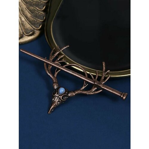 Заколка для волос Череп оленя и Волшебная палочка 1290₽