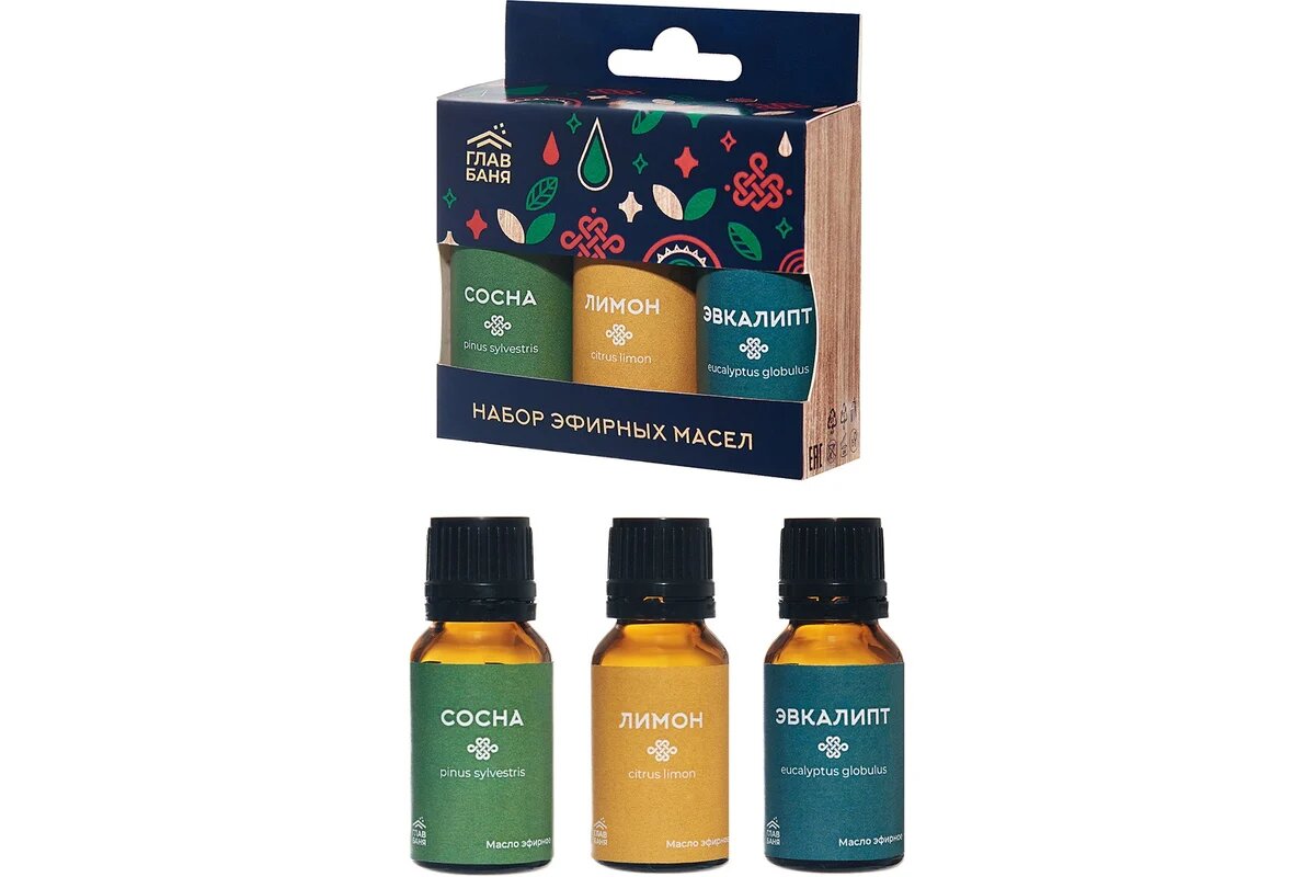 ГлавБаня Набор масел эфирных 