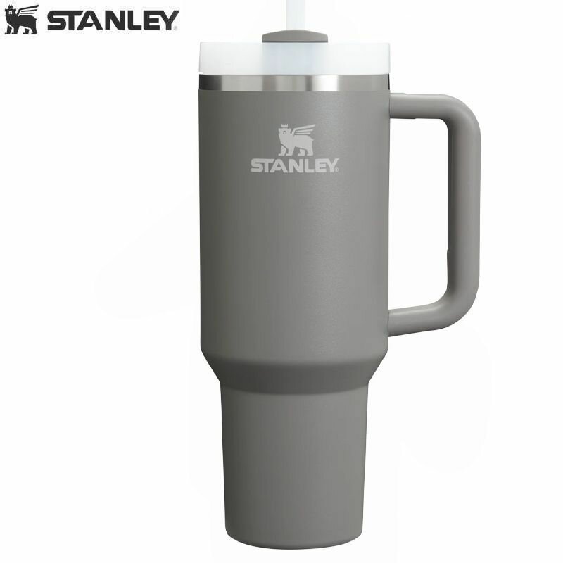Термокружка Stanley Quencher H2 0 с трубочкой 0 887L серая
