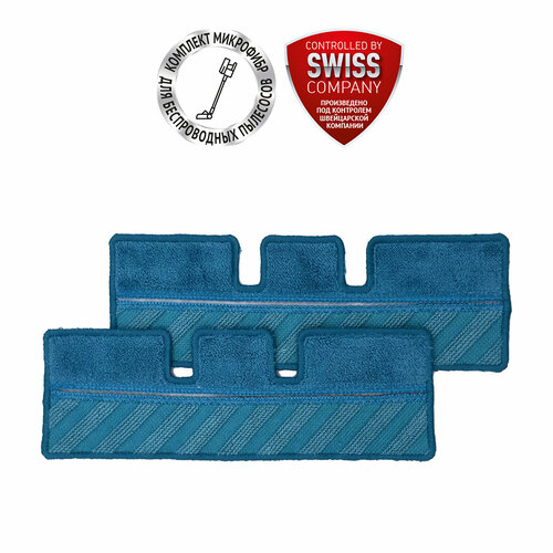 Комплект микрофибр Polaris для влажной уборки для портативного пылесоса PVCSM 4050 2 шт 599₽