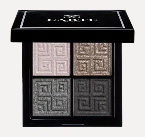 Изображение товара L'ARTE DEL BELLO Палетка теней Quadro Eleganto, 8 г, 04 greyest day (серая)