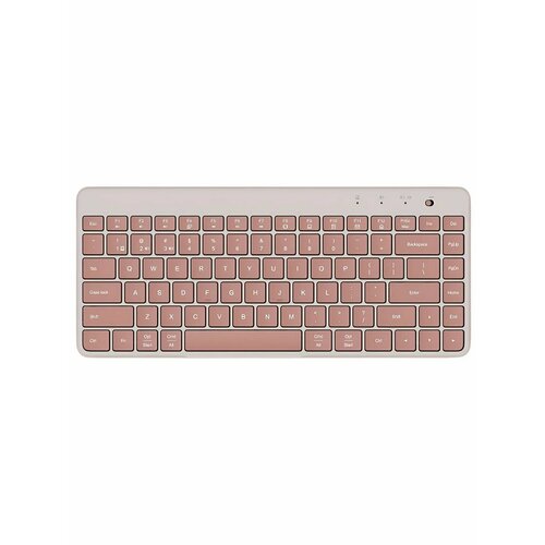 Беспроводная клавиатура Xiaomi Mi Dual Mode Wireless Keyboard XMBXJP01YM Русские буквы розовая 2499₽