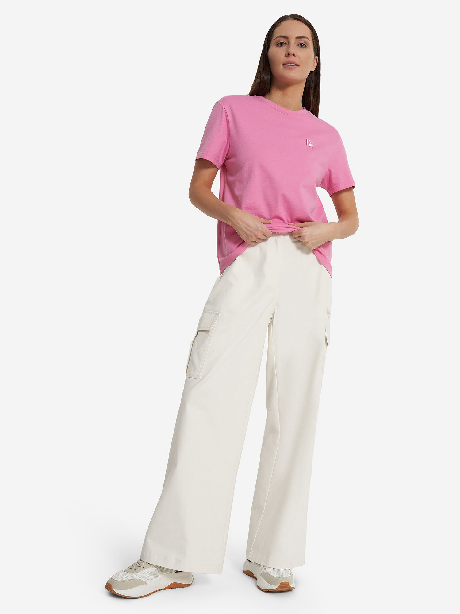 Брюки Fila, размер 50-52, кремовый — фото 1