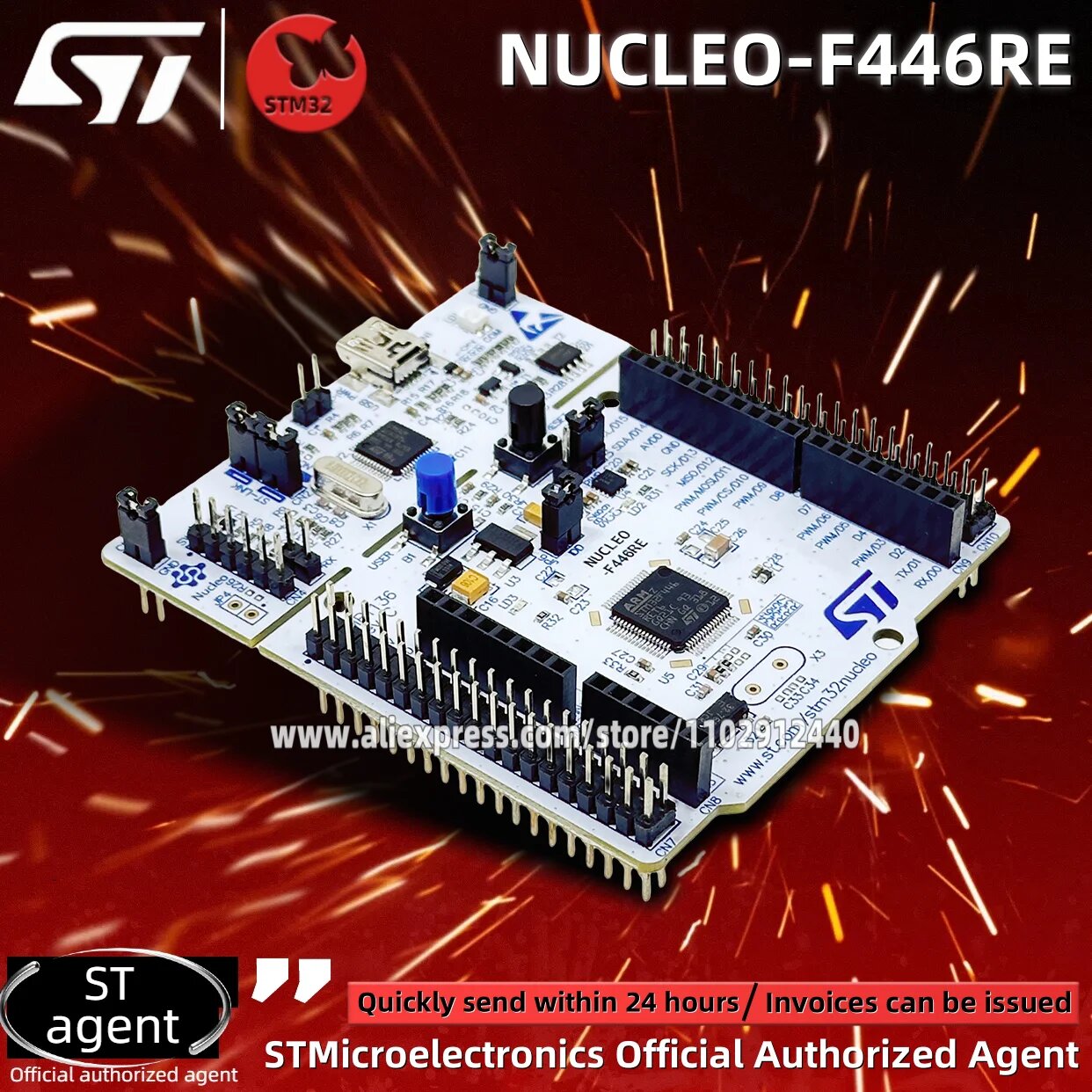 STM32 Nucleo-64 плата разработки NUCLEO-F446RE