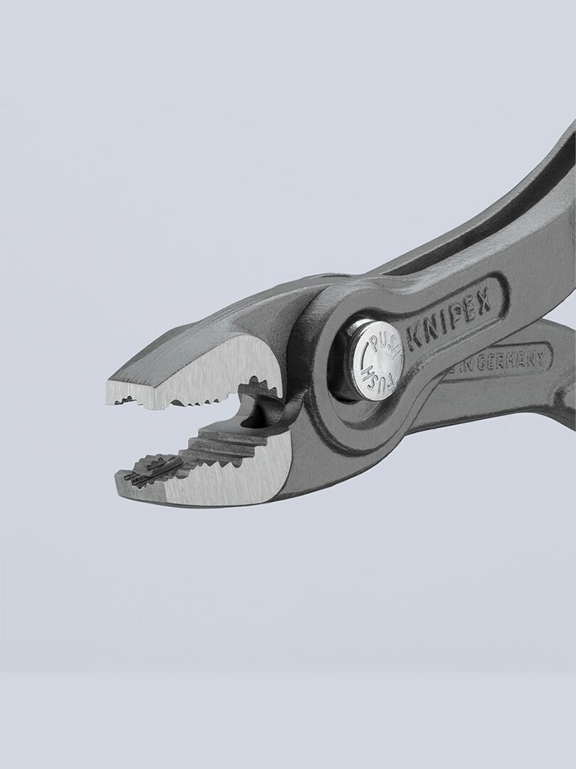 Клещи переставные Knipex TwinGrip с фронтальным и боковым захватами, зев 3-16 мм, длина 150 мм, 3К ручки — фото 1